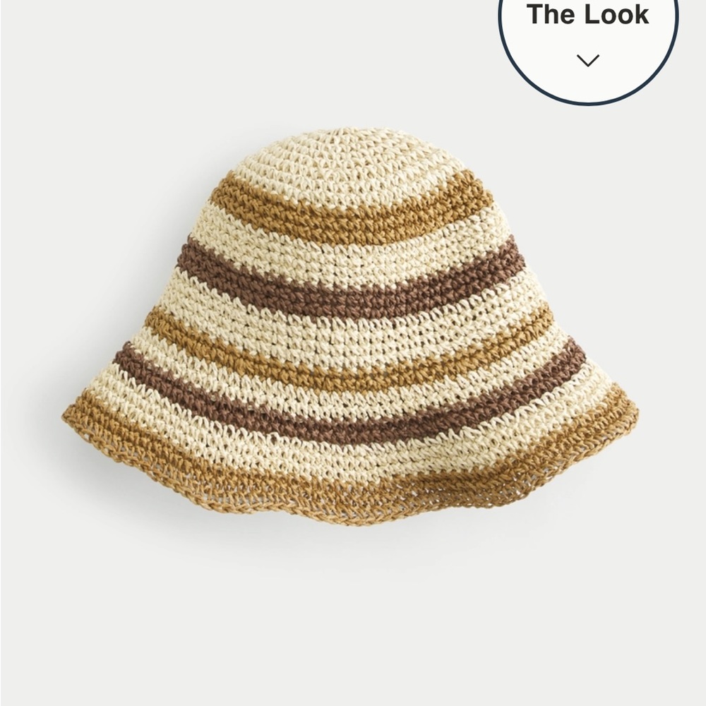 Hollister crochet bucket hat